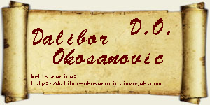 Dalibor Okošanović vizit kartica